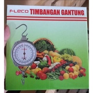 HINOMARU 100 kg hanging scale for vegetables, meat, clothes, laundry 100kg Fleco 100 kilo