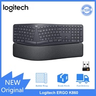 Logitech ERGO K860 คีย์บอร์ดบลูทูธไร้สาย 2.4G โหมดคู่ ออกแบบตามสรีรศาสตร์