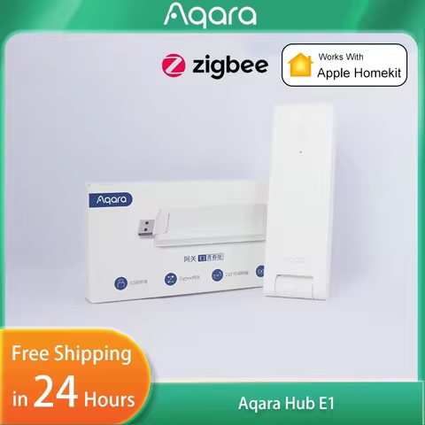Original E1 Aqara Hub Gateway Zigbee 3.0 Repeater Remote Control Smart Home System Home Work with Ma