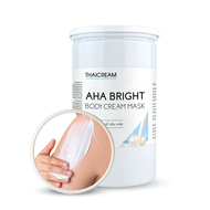 ไทยครีม 1กิโล มาร์คผิว ครีมพอกผิว สีขาว aha mask cream spa สปามาร์ค thaicream aha bright body mask c