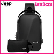 [LEUC3M] สายสะพายรถจักรยานยนต์กระเป๋าคาดหน้าอกแบรนด์ JEEP BULUO,ท่องเที่ยวกลางแจ้งกระเป๋าสะพายไหล่คา