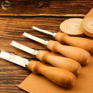 PEWANYMX Thinning Cutting Handle Craft Tool Skinning Shovel Edge Beveler Tool A4/ A6/ A8/A12mm DIY L