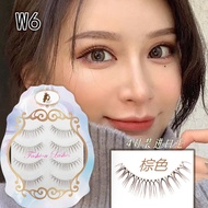 Natural Brown Mixed Blood Unique Japanese Style Daily False Eyelashes Influencer Try Makeup Artist R