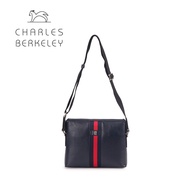 Charles Berkeley BURLINGTON British Style Men's Leather Shoulder Sling Bag Crossbody (PB-18133)