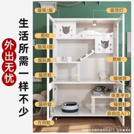 Big Villa Cat Cage Solid Wood Cat House Cat Cabinet Indoor Cat Cage Household Cat House Luxury Cat V