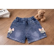 YK-11 Girls' Hotpants Jeans Size 2-6 Years Import Premium