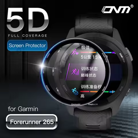 5D Soft Protective Film for Garmin Forerunner 265 265S 965 Screen Anti-scratch Protector for Garmin 