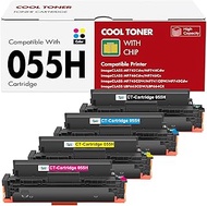 055H Toner Cartridge Set High Yield Compatible Replacement for Canon 055H 055 for Canon Color ImageC