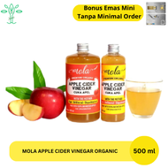 Mola Cuka Apel Apple Cider Vinegar Organic 500ml / Cuka Apel Organik With The Mother Untuk Diminum Alami