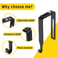 Cubicle Hangers Universal Partition Hanger Set Metal Black Cubicle Hooks Door Mirror Hanger Cubicle 