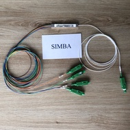 1 TUBE-type 1x4 Optical Splitter, high quality 1x4 TUBE Optical Splitter