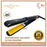 (W/FREE GIFT) AKITZ KERATINER AT-01L Korea Nano Ceramic Professional Premium Flat Iron Straightener