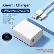 Xiaomi Redmi 18W/27W/33W Fast Charge Charger Fast Charge Fast Charger Xiaomi 9s Fast Charge Cable