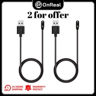 OnReal Zebalze Ares/Lokmat FT10/Colmi P10 Smart Watch Charger Chager Charge Cas Jam Tangan Pengecas