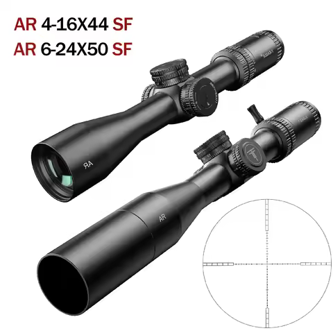 T-Eagle AR 6-24x50SF AR 4-16x44SF Optical Riflescope Tactical Air Rifle Sight Collimator Adjustable 