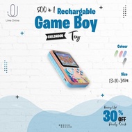 U.me G5 500Games In 1 Rechargeable Mini Classic Video Gameboy Childhood Toys 2 Players | Klasik Main