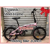 Folding Bike 20" Asogo Rider 7speed- READY STOCK
