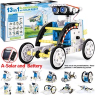 13-in-1 Solar Robot Kits DIY Assembling Science Experiment Kits STEM Educational Toys for Kids Age 8