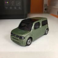 包速遞 tomica Cube 橄欖綠色 organic olive colour Nissan 17 殘車