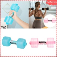 [FunfuneeMY] Portable Water Weights Dumbbell Leakproof 10.2" X 4" Ergonomic Handle Versatile for Hom