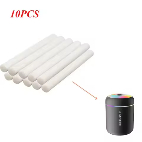 10Pcs Humidifier Filter 7x76mm Special Replacement Cotton Sponge Stick For H09 USB Humidifier Aroma 
