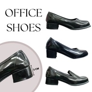 Kasut Sarung Hitam Kilat Wanita, Kasut Pejabat, Office Professional Ladies Black Shoe Murah