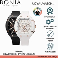 Bonia Chronograph Unisex Watch BNB10878 Rubber Original Official Warranty