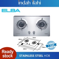 Elba Dapur Gas Tanam Built-In Stainless Steel Gas Hob EBH-M8962(SS)