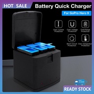 COOD Battery Charging Box Stylish Easy to Operate ABS High Quality Battery Charger Set for GoPro Hero 9o 9