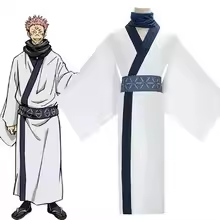 Ryomen Sukuna Cosplay Costume Adult Outfits Japan Sukuna Kimono Hanfu for Halloween Carnival Anime C