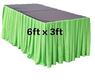 INTANZ Skirting Sarung Terus Meja Banquet Saiz 6ft x 3ft
