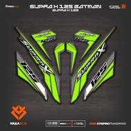 UV TRANSPARENT STRIPING SUPRA X 125 BATMAN MOTIF IP95 WAVE 125 BETMEN STICKER SIMPLE GRAPHICBENING