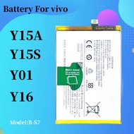 Battery For vivo Y15A Y15S Y01 Y16 Bateri y15a B-S7