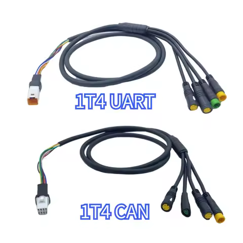 Bafang-1T4 EB-BUS Assembly Cable For 8fun UART/CAN Protocol M200 M300 M400 M420 M620 G330 G360 G332 