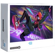 Red Hoodie Miles Morales Wooden Jigsaw Puzzle Stress Relieving Toy Home Decoration Gift