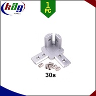 3-Dimensional L-Bracket Aluminium Profile 3030