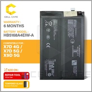 Battery HB5168A4EIW-A For HONOR X7D 4G LGN-LX2 / X7D 5G LGN-NX1 / X9D 5G (6500mAh)