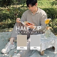 Half Zip Sweatshirt-Zip-Up Sweater