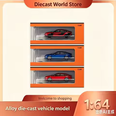 GCD 1:64 Audi RS7 Mini-scale, Alloy Imitation Car Model Collectible Ornament