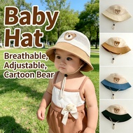 Fisherman Cap Breathable Baby Bear Cap Baby Bear Cap Fashion Sun Baby Hats Two-tone Adjustable