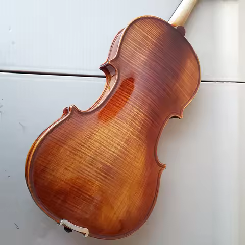 Antonio Stradivarius Handmade natural tiger patterned maple violin 4/4 바이올린 ك Violin beginner profes