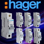 ORIGINAL HAGER MCB MY Series 6A 10A 16A 20A 32A 1 Pole 4.5KA (SIRIM APPROVE)