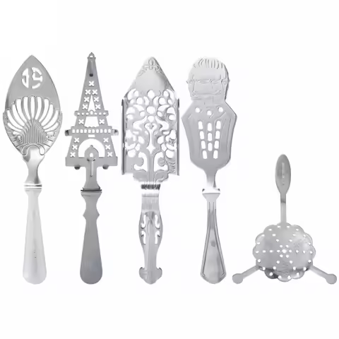 Stainless Steel Absinthe Spoons Wire Mixed Strainer Cocktail Shaker Drinking Colander Filter Wormwoo