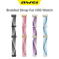 Awei Kids Soft Adjustable Braided Strap Replacement For Awei Kids Smart Watch H30