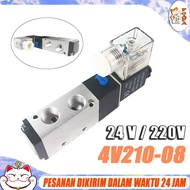 Pneumatic Solenoid valve AC 4V 220-08 Air Air AC220 AC 220/ AC110 DC24/ DC 24/ DC12 Airtac/