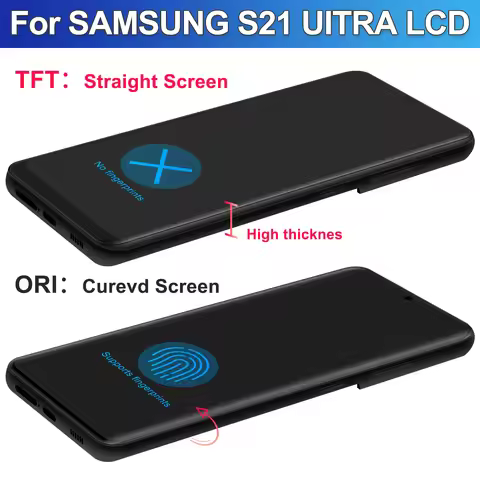 TFT LCD Screen for Samsung Galaxy S21 Ultra 5G G998B G998B/DS Lcd Display Digital Touch Screen with 