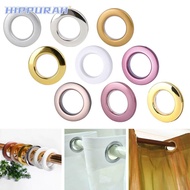 HIPPURAH Curtain Eyelet Ring, Plastic Hanging Curtain Grommet, Curtain Accessories Mute Hanging Curt