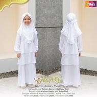 PROMO GAMIS ANAK NIBRAS MECCA (Gamis Anak Putih)