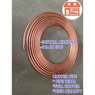 (Made by Daikin with Sirim) Aircond Copper Tube 1/4 2hun 3/8 3hun 1/2  dewpoint feet 冷气 铜管 铜喉  Aircon Copper Paip Coil.