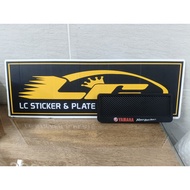 Motorcycle License Plate Frame Cover Protection With Arcylic Board (LC)